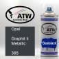 Preview: Opel, Graphit Ii Metallic, 385: 400ml Sprühdose, von ATW Autoteile West.